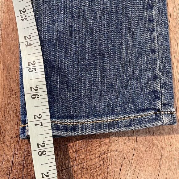 Banana‎ Republic Women's Mid-Rise Distressed Straight Leg Jeans Blue Size 26/2 - Picture 8 of 8